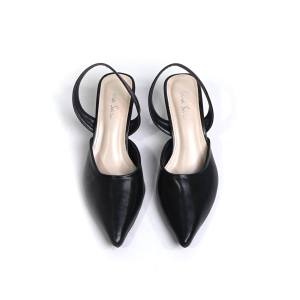 Sara Sara Marsha I Sandal Heels Wanita Lancip Hak Kecil Stylish Elegand Stiletto Heels Slingback Short Pointy Toe Pump Terbaru