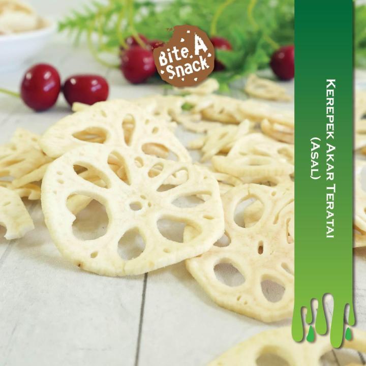 Dried Lotus Root Chips (Original) | Kerepek Akar Teratai (Asal) 150g±/pack