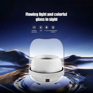 Brodu 10W RGB Light Up Wireless Bluetooth Speaker-3-Inch 3 Hour Playtime Professional Sound System