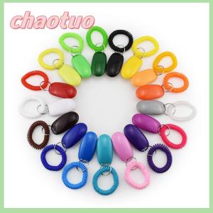 chaotuo Pet Cat Dog Training Clicker High-quality Dogs Click Trainer Aid Adjustable Elastic Rope Pet Rattles Dog Training Supplies