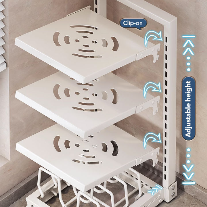 GSlife 2/3/4 Layers Under Sink Organizer Rack Kitchen Pan Organizer Pot ...