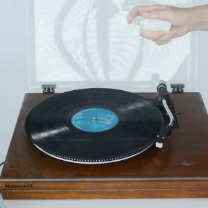 Cross-Border Vinyl Record Brush Multi-Functional Aluminum Alloy Retro Phonograph Anti-Static Cleaning Brush Manufacturer Digital Accessories