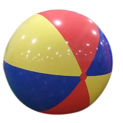 100cm/130cm/150cm/200cm Giant Inflatable Beach Ball Large Three-color Thickened Pvc Water Volleyball