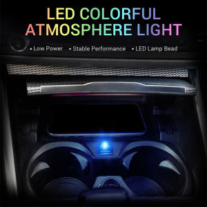 7 Colors Car USB Atmosphere Light LED Lighting Neon Lights With Switch