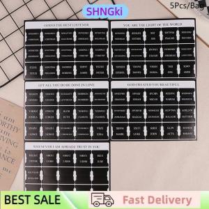 SHNGki Mr. Pen- Bible Tabs 5 Tabs Boho Theme Laminated Bible Tabs For Women And Men Bible Tabs For Study Bible Bible Index Tabs