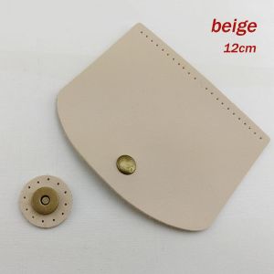 FUDESHE ชิ้นส่วนกระเป๋า DIY แฮนด์เมด สำหรับกระเป๋าถัก ฝาปิดกระเป๋า หนัง PU วัสดุพนัง