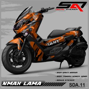 Decal Sticker Custoom Full Body NMAX Lama 2016-2019 Decal Variasi Motor NMAX Lama ARMY SDA.11