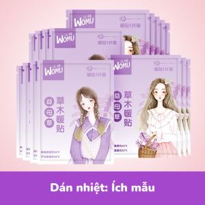 Miếng Dán Làm Nóng Chườm Bụng Kinh Giữ Nhiệt Ấm Cơ Thể Mùa Đông Ích Mẫu Gừng Ngải Cứu