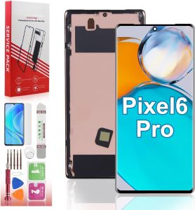 OLED for Pixel 6 Pro Screen Replacement with Fingerprint Function