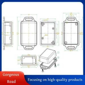 [Gorgeous] Hot Sale 51x36x20mm High Quality Power Junction Box Electric Vehicle Locator Plastic Wall Mounted Junction Box Electronics Enclosure