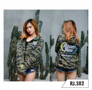 Jaket Racing Racertees Terbaru Bahan Lotto Tebal Gratis Sticker