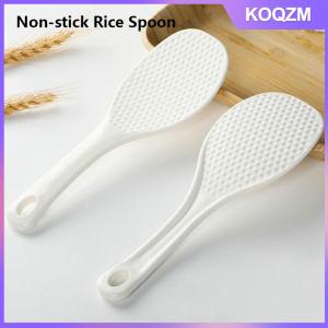 KOQZM Rice Scoop Stand-up Non-stick Rice Spoon Plastic Rice Cooker Spoon PP Rice Shovel Cooking Spoon Ladle Kitchen Utensils