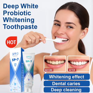 Baking Soda Toothpaste Probiotic Whitening Toothpaste Plaque Remover Enamel Safe Whitening Toothpaste Tartar Control Mint Toothpaste