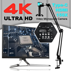 COD HAYEAR Kamera Mikroskop Industrial Digital 51MP 1080P 150X LED USB - MIC-213