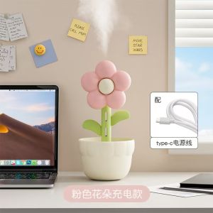 Small Bedroom Home Large Spray Mute Air Humidifier for Flowers Baby Air Conditioning