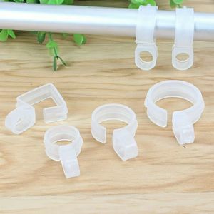 Kingoo 30pcs Round Non-Slip Clothes Plastic Hanger Grips for Clothesline Hook Rings Big Anti-wind Pegs