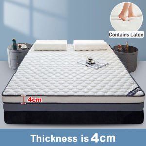 4CM/6CM Latex composite sponge mattress Tilam Single/ Queen/King Tatami Foldable Mattress Thick Mattress Topper