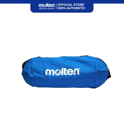 Molten EB0043-B Ball Bag for 3 Basketball with Adjustable Shoulder Strap (Blue)