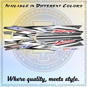 HONDA WAVE 125 S 2007 THAILAND STOCK DECALS STICKER