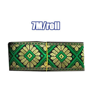1pcs 7m * 5cm Ethnic Embroidery Ribbon Curtain Or Diy Bags Curtains Crafts Ethnic Curtains