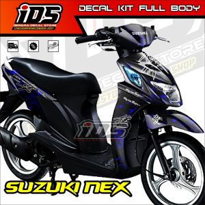 Decal Suzuki NEX 1 Full Body Dekal Stiker NEX 1 Full Body Desain Hayabusa