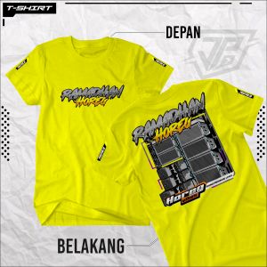 SJP Kaos Ramadhan Race 2024 - T-Shirt Ramadhan Horeg Vibes Edisi Terbatas Bahan Cotton Combed