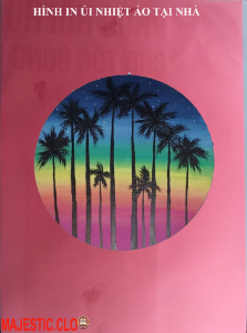 Hình ủi ép nhiệt-hình in áo HOÀNG HÔN TRÊN BIỂN-ủi trực tiếp tại nhà bằng bàn ủibàn làhình in rất đẹp-Gía khuyến mãi-OCEANCOLOR.CLO-LUCK