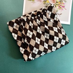 Quần Ống Rộng Kẻ Ô Hàng Quảng Châu Đẹp