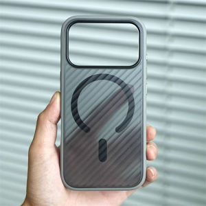 For Ripple Case For iPhone 17 Pro Max 17Pro Simple Matte Transparent Hard Back Cover Shockproof Bumper