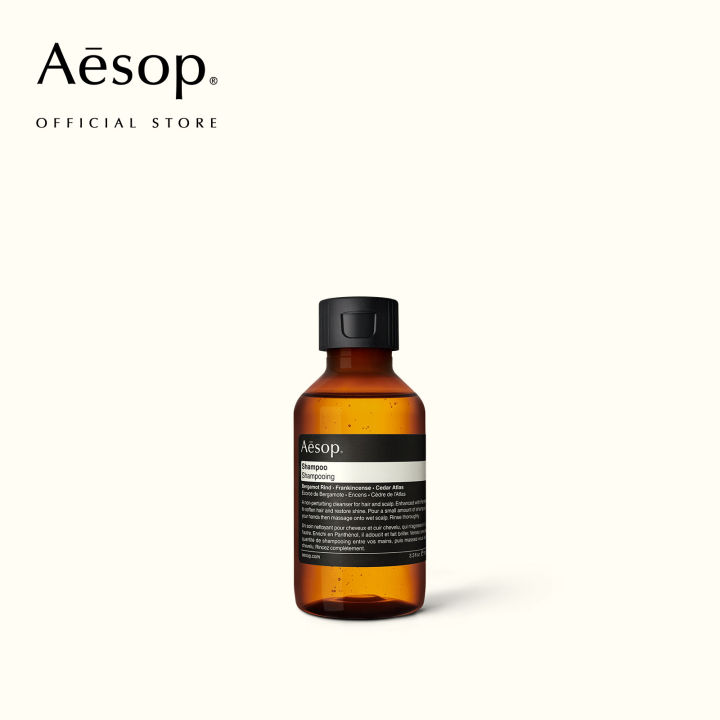 Aesop Shampoo 100mL - เอสอป แชมพู เหมาะสำหรับทุกสภาพเส้นผมและหนังศีรษะ ...