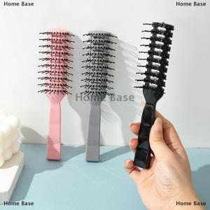 [COD] Home Base Men Plastic Vent Hair Brush Anti-static Comb Hairdressing Salon Barber Curly Hair Care Wig Styling Tool Comb Brush Massage Tool