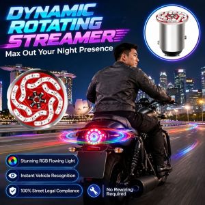 Motorcycle Car LED Brake Light Strobe Signal Blinker Stop Brake Light Burst Flashing Car Tail Parking Reverse Lights DC12V Bulb 6w