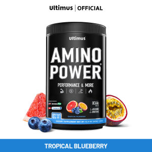 Ultimus Amino Power (Active BCAAs 2:1:1) Tropical Blueberry Flavor อัลติมัส อะมิโน เพาเวอร์ 1 กระปุก ขนาด 352g