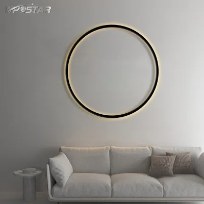 Ring Led Wall Light Nordic Minimalist Round Wall Lamp for Living Room Bedroom Home Decor Lighting Fixture