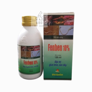 Dung dịch uống Fenben 10% diệt giun sán cho chó mèo gia cầm gia súc an toàn cho vật nuôi - Medipet