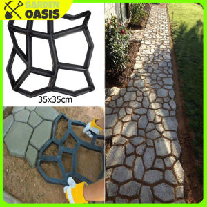 [ส่งจากไทย] แม่พิมพ์ปูพื้น DIY แม่พิมพ์คอนกรีตสวน แบบพิมพ์เทปูน แม่พิมพ์อิฐบล็อกทาง 40x40cm/35x35cm