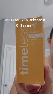 ✅6 6 SALE ✅USA Timeless Skin Care 20% Vitamin C + E Ferulic Acid Serum 1 oz Lightweight Non-Greasy Formula Use Daily to Brighten Restore & Correct Skin Recommended for All Skin Types