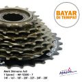 Sproket 7 Speed Freewheel Gir Gear 7 Speed Sepeda Shimano Drat Ulir. 