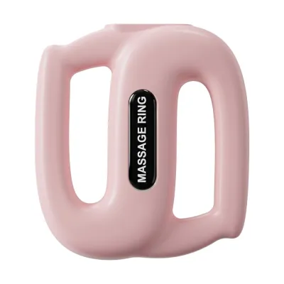 STAR-GIRL Multifunctional Fascia Massage Ring Vibration 5 Levels Muscle Handheld Massager Exercise with Belt Electric Body Slimming Machine Fitness