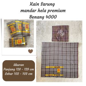 Sarung Pengantin Mandar Hela Lopi Benang 4000 - Sarung Hela Lopi Original / R B
