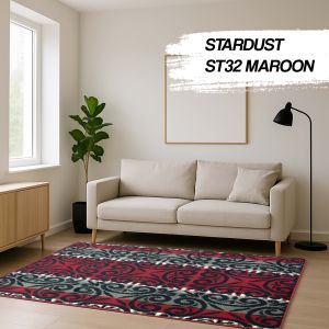 STARDUST Karpet Lantai 160x210 ST32 Maroon