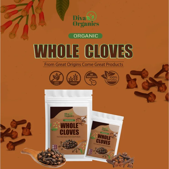 Diva Organics Whole Cloves [50g & 100g] | Lazada Philippines