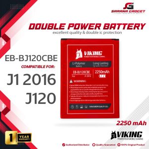 Baterai VIKING Double Power Samsung Galaxy J1 2016 J120 EB-BJ120CBE Batre Batrai HP Handphone Battery