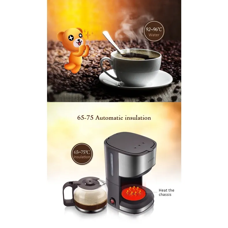 Ready Stock】Lahome Drip Coffee Maker Machine On Sale Americano