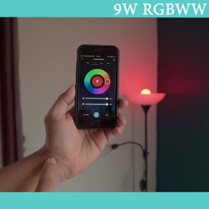 BARDI Smart Light Bulb RGB WW 9W Wi-Fi Wireless IoT For Home Automation