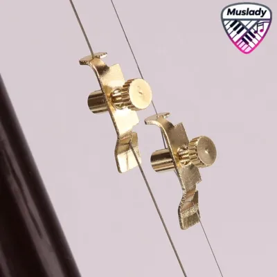 MUSLADY Dụng cụ kẹp đàn nhị Bộ phận chuyên nghiệp Bộ chỉnh âm cho đàn violin