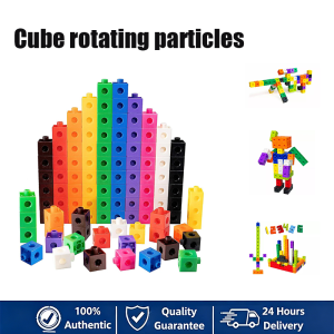 SG(Ready Stock)100PCS 10 Color Mathematical Rubiks Cube Educational Toy Monteca Early Education Toy Kindergarten Mathematics Enlightenment Spatial Thinking