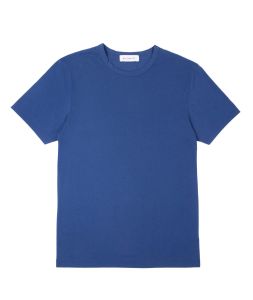 Knit Shirt Co. Iconic Pima Tees Dark Blue เสื้อยืดคอกลม ผ้าฝ้าย pima cotton 100% สีน้ำเงินเข้ม