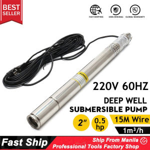 2-inch submersible pump 0.5HP/2HP high flow deep well industrial irrigation pump household garden agricultural irrigation electric 2-inch rotary screw pump 180 feet