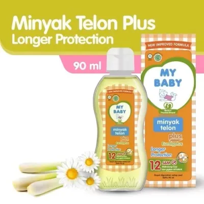 My Baby Minyak Telon Plus Longer Protection - Minyak Bayi Anti Nyamuk